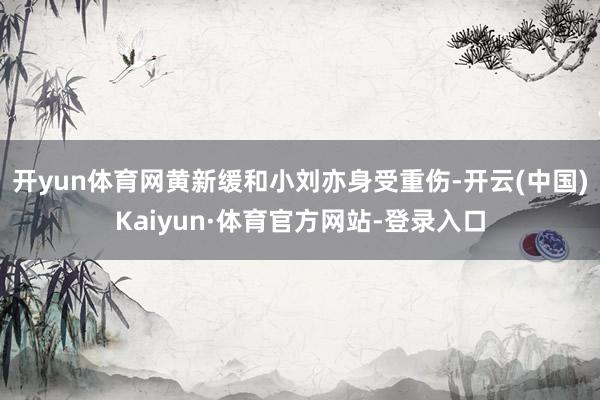 开yun体育网黄新缓和小刘亦身受重伤-开云(中国)Kaiyun·体育官方网站-登录入口